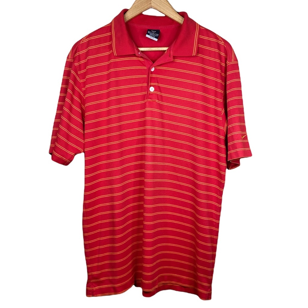 Nike Golf Polo Red and Orange Men’s Medium